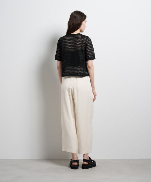 LANVIN en Bleu（ランバンオンブルー）の「シアーレースカットソー（Tシャツ/カットソー・レディース・ブラック/オフホワイト・38）」の13枚目の写真