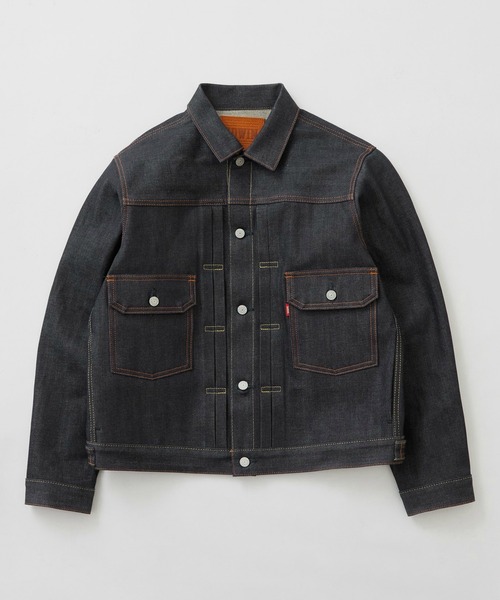 EDWIN（エドウィン）の「EDWIN エドウィン 505ZX デニムジャケット Gジャン セットアップ対応 セルビッジ（デニムジャケット・メンズ・ブラック系その他/ノンウォッシュ/インディゴブルー・SMALL/X-LARGE/LARGE/MEDIUM）」の3枚目の写真