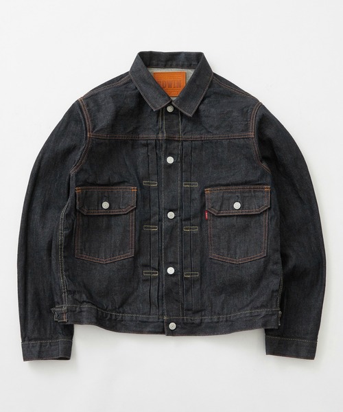 EDWIN（エドウィン）の「EDWIN エドウィン 505ZX デニムジャケット Gジャン セットアップ対応 セルビッジ（デニムジャケット・メンズ・ブラック系その他/ノンウォッシュ/インディゴブルー・SMALL/X-LARGE/LARGE/MEDIUM）」の2枚目の写真