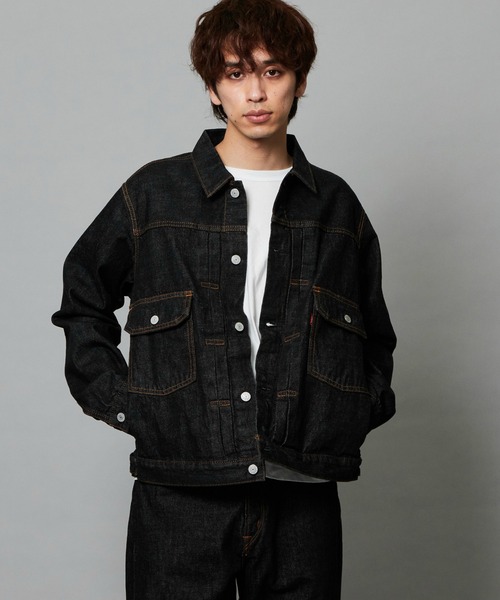 EDWIN（エドウィン）の「EDWIN エドウィン 505ZX デニムジャケット Gジャン セットアップ対応 セルビッジ（デニムジャケット・メンズ・ブラック系その他/ノンウォッシュ/インディゴブルー・SMALL/X-LARGE/LARGE/MEDIUM）」の19枚目の写真