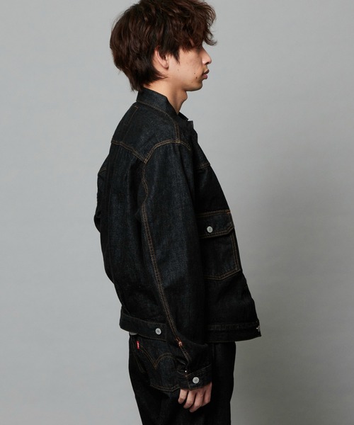 EDWIN（エドウィン）の「EDWIN エドウィン 505ZX デニムジャケット Gジャン セットアップ対応 セルビッジ（デニムジャケット・メンズ・ブラック系その他/ノンウォッシュ/インディゴブルー・SMALL/X-LARGE/LARGE/MEDIUM）」の22枚目の写真