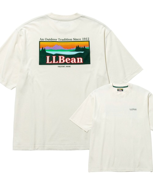 L.L.Bean(エルエルビーン)の「【JAPAN EDITION】モリル・バック・カタディン・ショートスリーブ・ティ(Tシャツ/カットソー・メンズ・ブラック/パープル系/オフホワイト/ライトグレー・X-LARGE/LARGE/MEDIUM/SMALL)」の2枚目の写真