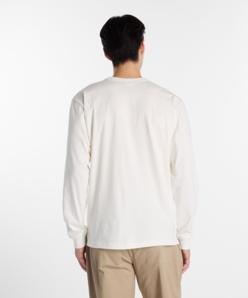 NEW BALANCE(ニューバランス)の「New Balance 大谷翔平 Signature Heavyweight Long Sleeve T-Shirt(ニューバランス 大谷翔平シグネチャーヘビーオンス長袖Tシャツ)(Tシャツ/カットソー・メンズ・ベージュ系/ブルー系/ブラック系・MEDIUM/LARGE/X-LARGE)」の11枚目の写真