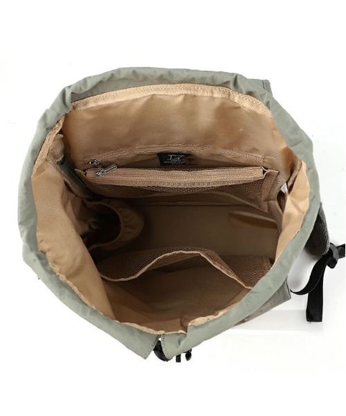 LIZDAYS(リズデイズ)の「Kacchirin ruck sack(バックパック/リュック・レディース・ベージュ/ダークグレー/カーキ系/ブルーグレー/ブラック/サーモンピンク・FREE)」の10枚目の写真