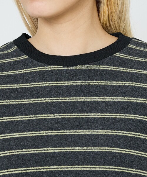 NOMINE（ノミネ）の「パイル 半袖 Tシャツ（Tシャツ/カットソー・レディース・グレー/ブラック/グリーン・フリー）」の19枚目の写真