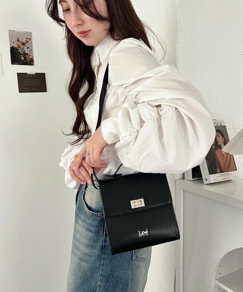 Lee（リー）の「Lee/スクエア 2way ミニショルダーバッグ/ハンドバッグ/レディース（ショルダーバッグ・レディース・オフホワイト/シルバー/ブラック・FREE）」の12枚目の写真