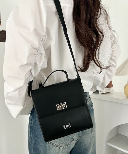 Lee（リー）の「Lee/スクエア 2way ミニショルダーバッグ/ハンドバッグ/レディース（ショルダーバッグ・レディース・オフホワイト/シルバー/ブラック・FREE）」の13枚目の写真