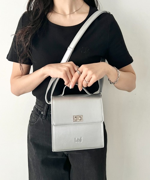 Lee（リー）の「Lee/スクエア 2way ミニショルダーバッグ/ハンドバッグ/レディース（ショルダーバッグ・レディース・オフホワイト/シルバー/ブラック・FREE）」の20枚目の写真
