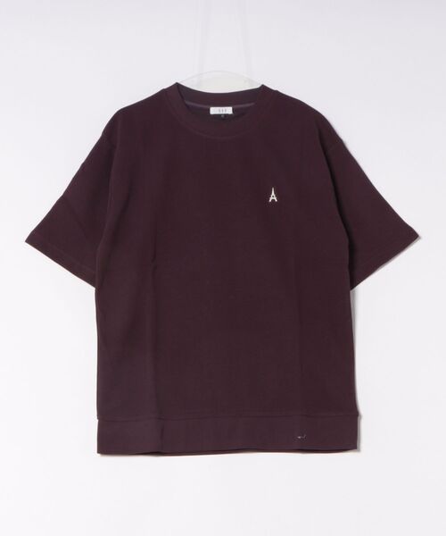 a.v.v（アーヴェヴェ）の「ﾗｲﾄｱｾﾞ1ﾎﾟｲﾝﾄｼｼｭｳｽｳｪｯﾄT（Tシャツ/カットソー・メンズ・ブラック/チャコールグレー/ブルー/ホワイト/ライトグレー/ブラウン/ボルドー・46/48/50）」の7枚目の写真