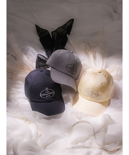 SNIDEL（スナイデル）の「【Chacott】コラボリボンキャップ（キャップ・レディース・ネイビー/グレー/イエロー・F）」の4枚目の写真