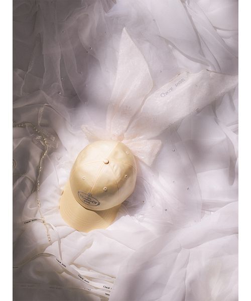 SNIDEL（スナイデル）の「【Chacott】コラボリボンキャップ（キャップ・レディース・ネイビー/グレー/イエロー・F）」の5枚目の写真