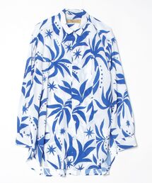 ROBES&CONFECTIONS | Robes&Confections/ローブス&コンフェクションズ/トロピカルリーフテジンSH(シャツ/ブラウス)