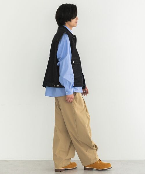 CRAFT STANDARD BOUTIQUE（クラフトスタンダードブティック）の「デニムベスト（ベスト・メンズ・ブラック/インディゴブルー・M/L）」の11枚目の写真