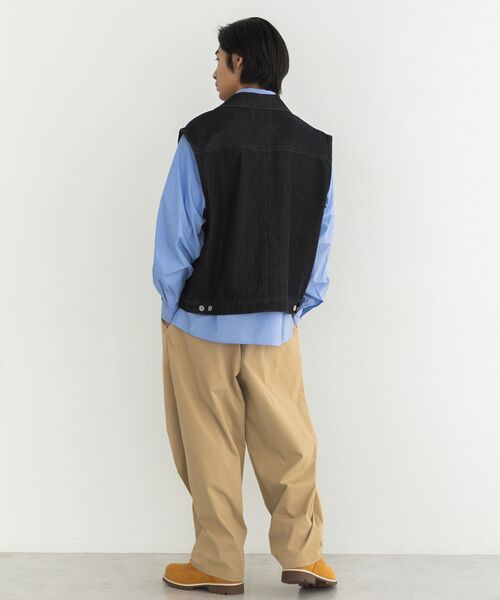 CRAFT STANDARD BOUTIQUE（クラフトスタンダードブティック）の「デニムベスト（ベスト・メンズ・ブラック/インディゴブルー・M/L）」の12枚目の写真