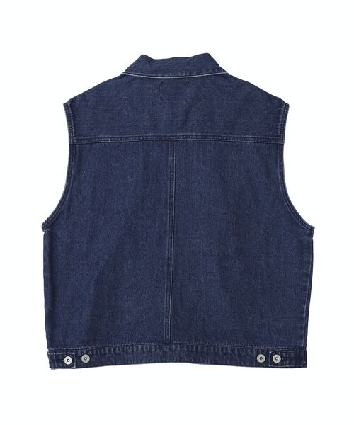 CRAFT STANDARD BOUTIQUE（クラフトスタンダードブティック）の「デニムベスト（ベスト・メンズ・ブラック/インディゴブルー・M/L）」の16枚目の写真