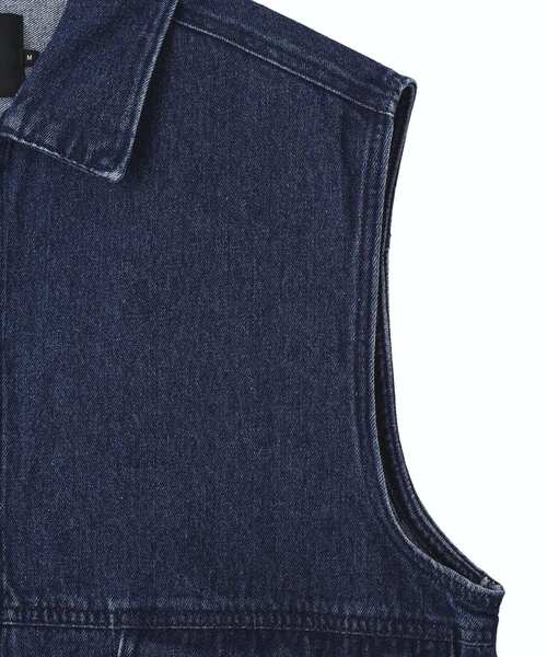 CRAFT STANDARD BOUTIQUE（クラフトスタンダードブティック）の「デニムベスト（ベスト・メンズ・ブラック/インディゴブルー・M/L）」の18枚目の写真