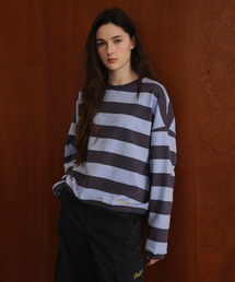 Big Striped T-Shirt_Sky Blue