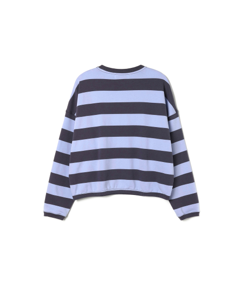 STUDIO&PARC（スタジオアンドパルク）の「Big Striped T-Shirt_Sky Blue（スウェット・レディース・スカイブルー・FREE）」の7枚目の写真