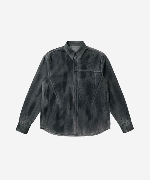BLR（ビーエルアール）の「Oil Wash Relaxed Shirt（シャツ/ブラウス・メンズ・その他・LARGE/MEDIUM/SMALL）」の3枚目の写真