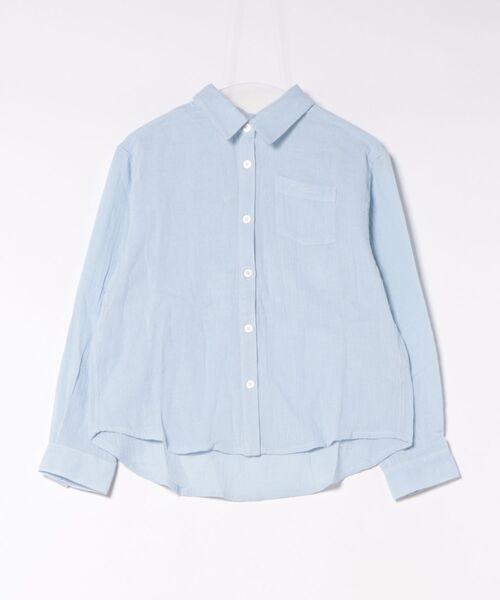 Eddie Bauer(エディーバウアー)の「ダブルガーゼ コンフォートシャツ(シャツ/ブラウス・レディース・オレンジ/サックスブルー/ライトベージュ・XL/L/M/S)」の5枚目の写真