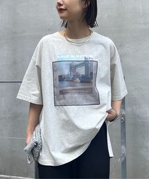CIAOPANIC TYPY | オーガンジーシアードッキングプリントTEE(Tシャツ/カットソー)