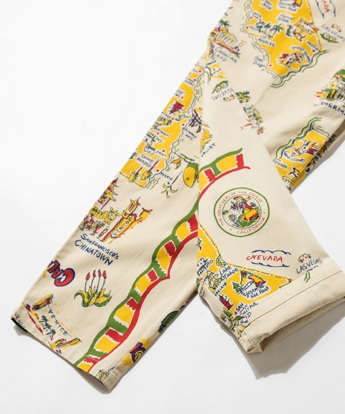 COOKMAN（クックマン）の「Cookman クックマン シェフパンツ Chef Pants Souvenir Map California（その他パンツ・メンズ・ベージュ・LARGE/MEDIUM）」の7枚目の写真