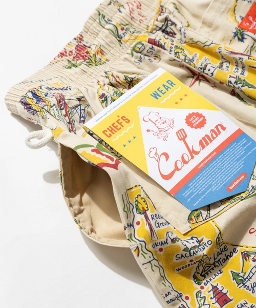 COOKMAN（クックマン）の「Cookman クックマン シェフパンツ Chef Pants Souvenir Map California（その他パンツ・メンズ・ベージュ・LARGE/MEDIUM）」の13枚目の写真