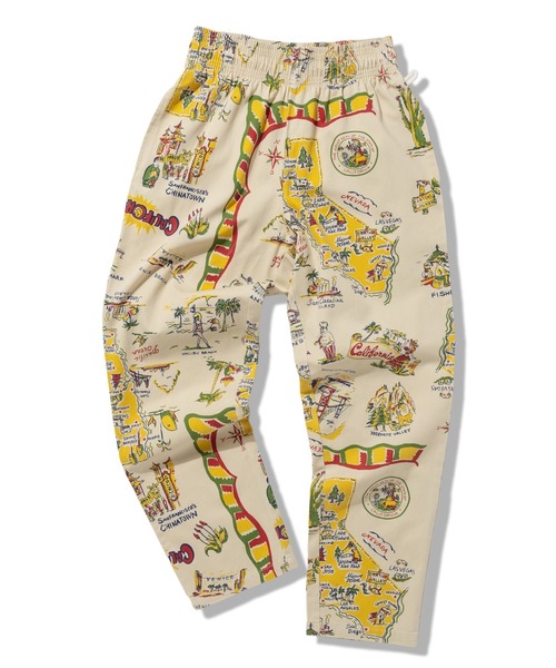 COOKMAN（クックマン）の「Cookman クックマン シェフパンツ Chef Pants Souvenir Map California（その他パンツ・メンズ・ベージュ・LARGE/MEDIUM）」の4枚目の写真