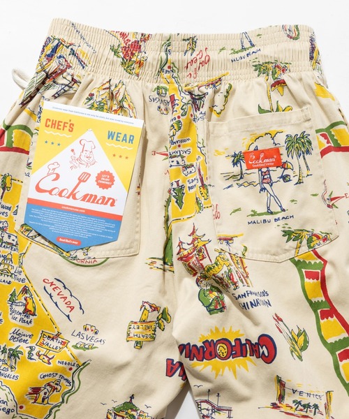 COOKMAN（クックマン）の「Cookman クックマン シェフパンツ Chef Pants Souvenir Map California（その他パンツ・メンズ・ベージュ・LARGE/MEDIUM）」の10枚目の写真