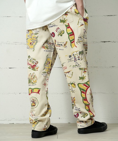 COOKMAN(クックマン)の「Cookman クックマン シェフパンツ Chef Pants Souvenir Map California(その他パンツ・メンズ・ベージュ・LARGE/MEDIUM)」の16枚目の写真