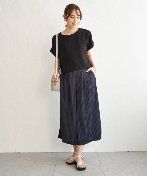IKKA LOUNGE（イッカラウンジ）の「【2点セット】冷感ポリウェザー3WAYセット（ワンピース・レディース・グレイッシュベージュ/ブラック/ネイビー・L/M/S）」の13枚目の写真
