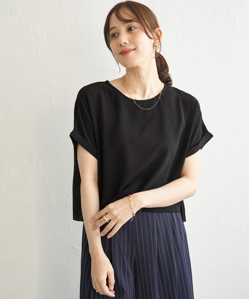 IKKA LOUNGE（イッカラウンジ）の「【2点セット】冷感ポリウェザー3WAYセット（ワンピース・レディース・グレイッシュベージュ/ブラック/ネイビー・L/M/S）」の11枚目の写真