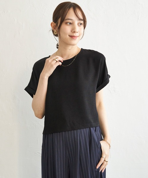 IKKA LOUNGE（イッカラウンジ）の「【2点セット】冷感ポリウェザー3WAYセット（ワンピース・レディース・グレイッシュベージュ/ブラック/ネイビー・L/M/S）」の12枚目の写真