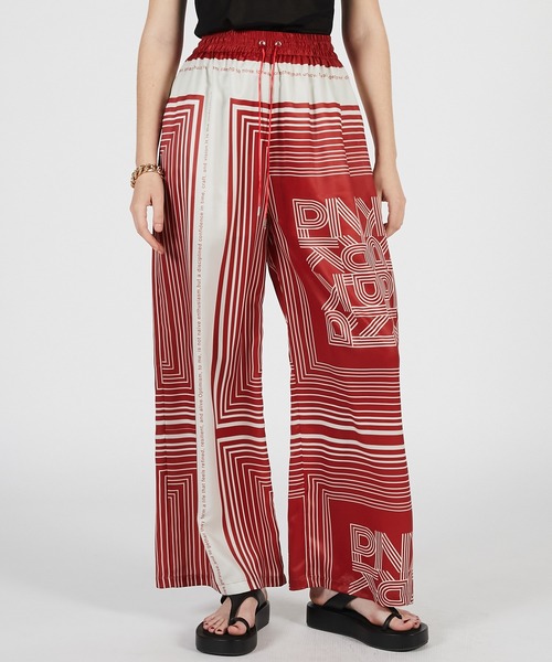 PRANK PROJECT（プランクプロジェクト）の「【2026Summer Pre-Order】スカーフプリントパンツ / Scarf Print Pants（その他パンツ・レディース・レッド/ブラック・36/38）」の5枚目の写真