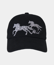 SLOWACID（スローアシッド）の「ホースパッチボールキャップ[ブラック]（キャップ）」