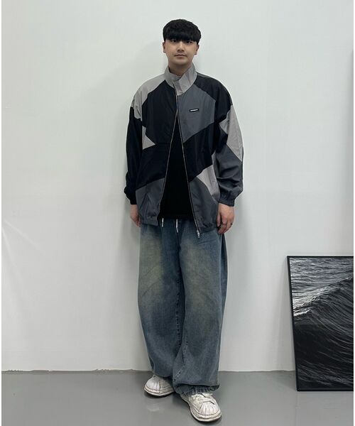 URBAN PLAYERS(アーバンプレイヤーズ)の「テオ クロスブロック ウィンドブレーカー (ブラック)(ナイロンジャケット・レディース・その他・MEDIUM/LARGE/X-LARGE)」の9枚目の写真