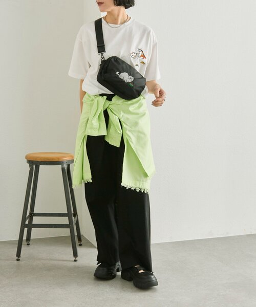ear PAPILLONNER(イアパピヨネ)の「【KEN NAKAYAMA×ear】コラボショルダーバッグ(ショルダーバッグ・レディース・グレー/ブラック・FREE)」の15枚目の写真