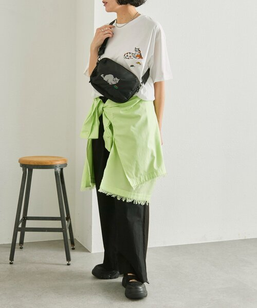 ear PAPILLONNER(イアパピヨネ)の「【KEN NAKAYAMA×ear】コラボショルダーバッグ(ショルダーバッグ・レディース・グレー/ブラック・FREE)」の16枚目の写真