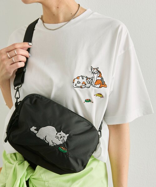 ear PAPILLONNER(イアパピヨネ)の「【KEN NAKAYAMA×ear】コラボショルダーバッグ(ショルダーバッグ・レディース・グレー/ブラック・FREE)」の18枚目の写真