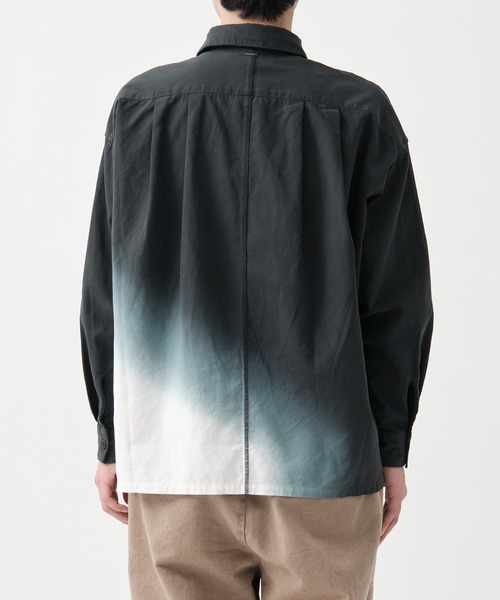 SHINYAKOZUKA（シンヤコヅカ）の「ROOMY SHIRT WITH THE DYE(ISSUE8)（シャツ/ブラウス・メンズ・ネイビー・SMALL/MEDIUM）」の2枚目の写真