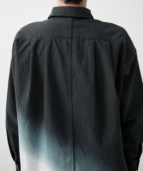 SHINYAKOZUKA（シンヤコヅカ）の「ROOMY SHIRT WITH THE DYE(ISSUE8)（シャツ/ブラウス・メンズ・ネイビー・SMALL/MEDIUM）」の4枚目の写真