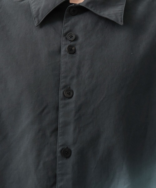 SHINYAKOZUKA（シンヤコヅカ）の「ROOMY SHIRT WITH THE DYE(ISSUE8)（シャツ/ブラウス・メンズ・ネイビー・SMALL/MEDIUM）」の5枚目の写真