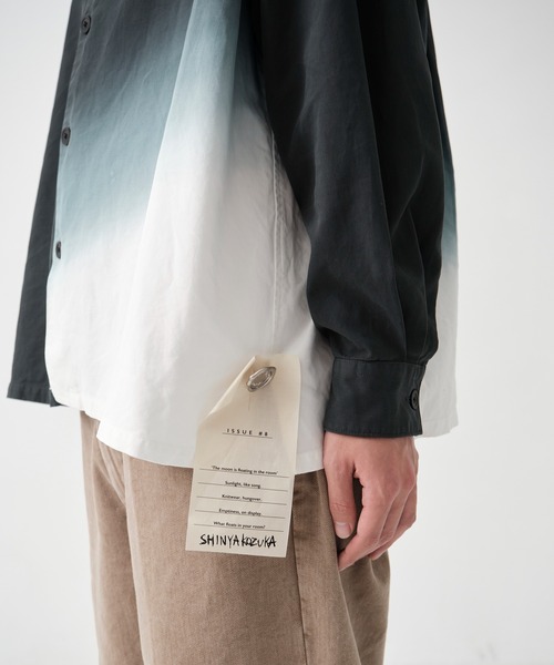 SHINYAKOZUKA（シンヤコヅカ）の「ROOMY SHIRT WITH THE DYE(ISSUE8)（シャツ/ブラウス・メンズ・ネイビー・SMALL/MEDIUM）」の6枚目の写真