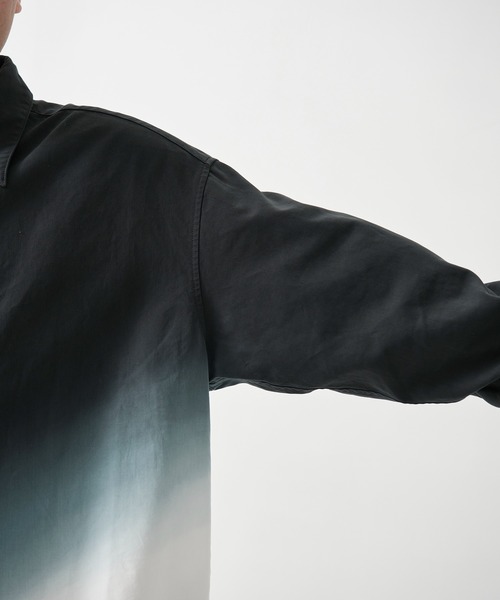 SHINYAKOZUKA（シンヤコヅカ）の「ROOMY SHIRT WITH THE DYE(ISSUE8)（シャツ/ブラウス・メンズ・ネイビー・SMALL/MEDIUM）」の7枚目の写真