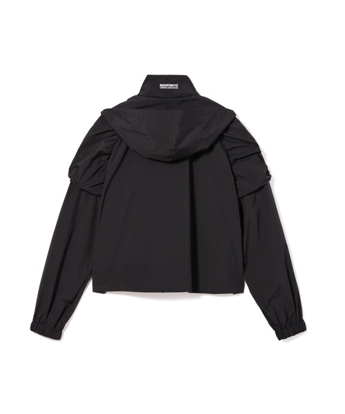 NON TOKYO(ノントーキョー)の「NON TOKYO/ノントーキョー/2WAYギャザーショルダーブルゾン(ブルゾン・レディース・ピンク/ワイン/ブラック・1/2)」の11枚目の写真