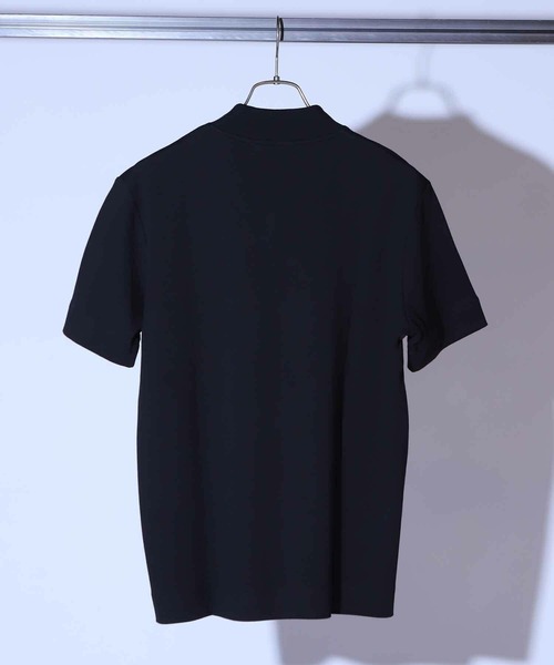 Nowadays by MEN'S BIGI(ナウアデイズバイメンズビギ)の「シルケットスムースVネックテーラーTシャツ(Tシャツ/カットソー・メンズ・グレー系その他/ブラック/ホワイト・04/03/02)」の11枚目の写真