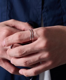 MAISON CLUB(���]���N���u)�́yMAISON CLUB�zDouble Line Parallel Ring Silver925 KUN(�����O)
