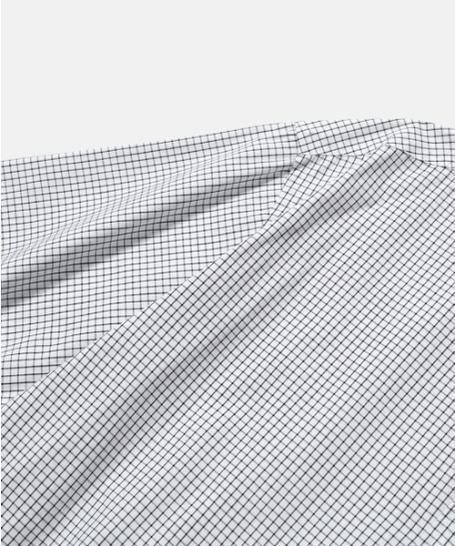 MOIF（モイフ）の「[SS26] UNIFORM H/S SHIRT / WHITE GRID（シャツ/ブラウス・メンズ・その他・1(S)/2(M)/3(L)）」の4枚目の写真