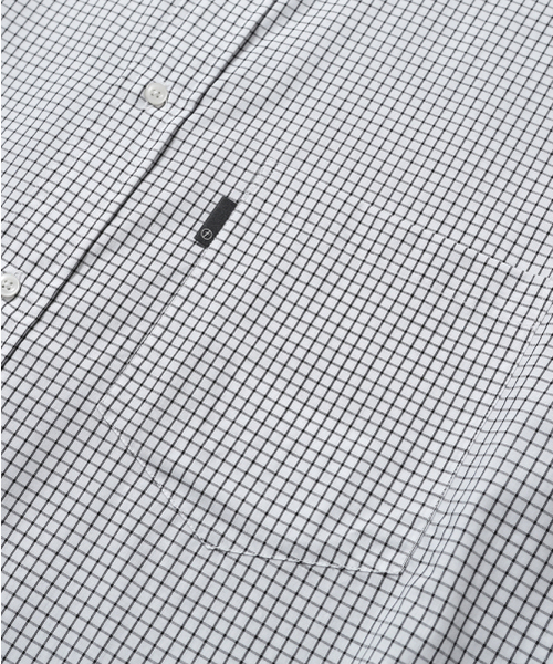 MOIF（モイフ）の「[SS26] UNIFORM H/S SHIRT / WHITE GRID（シャツ/ブラウス・メンズ・その他・1(S)/2(M)/3(L)）」の6枚目の写真