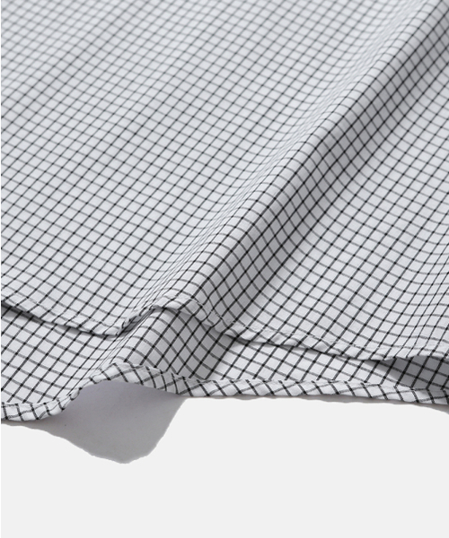 MOIF（モイフ）の「[SS26] UNIFORM H/S SHIRT / WHITE GRID（シャツ/ブラウス・メンズ・その他・1(S)/2(M)/3(L)）」の8枚目の写真